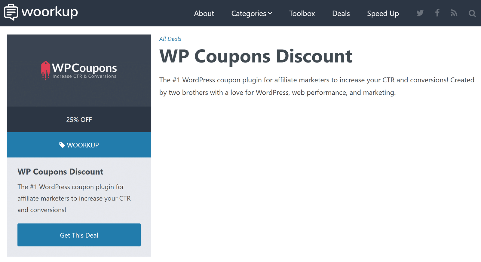 wp coupons layout left