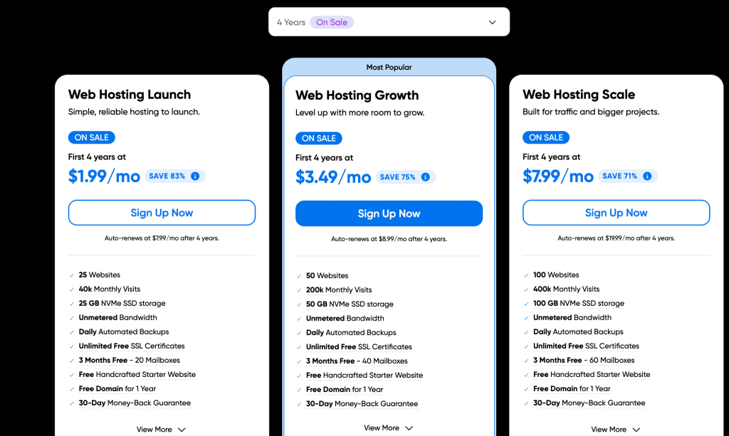 dreamhost plans