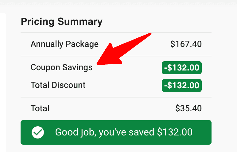 the greengeeks coupon has successfully applied