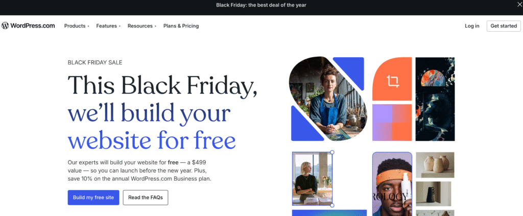 wordpress.com black friday deal