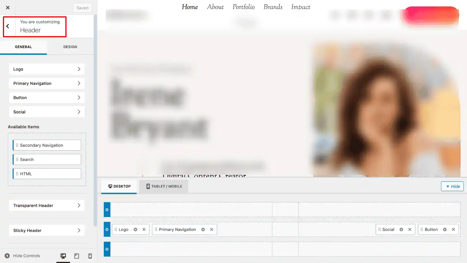 kadence wp drag drop builder