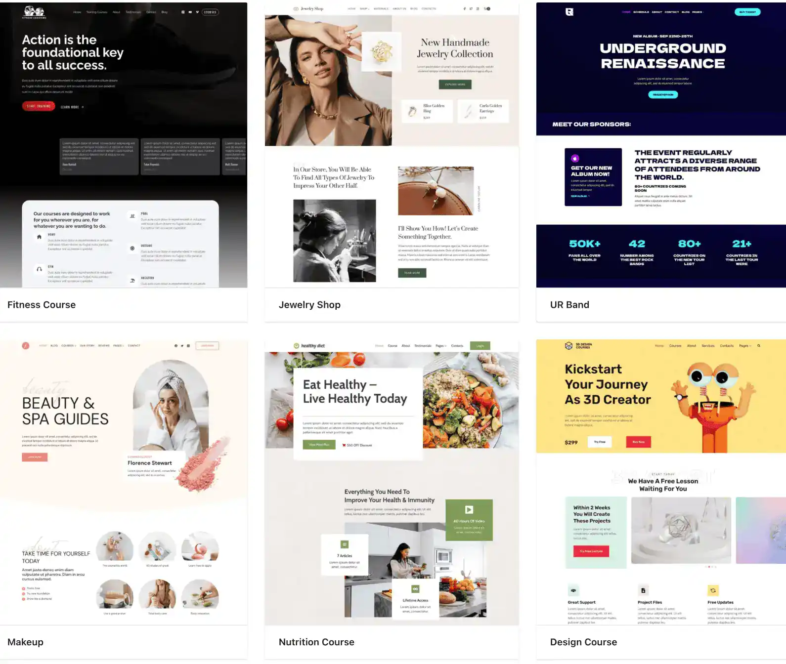 kadence wp templates