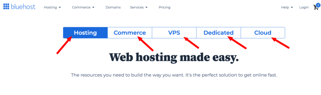access bluehost coupon page