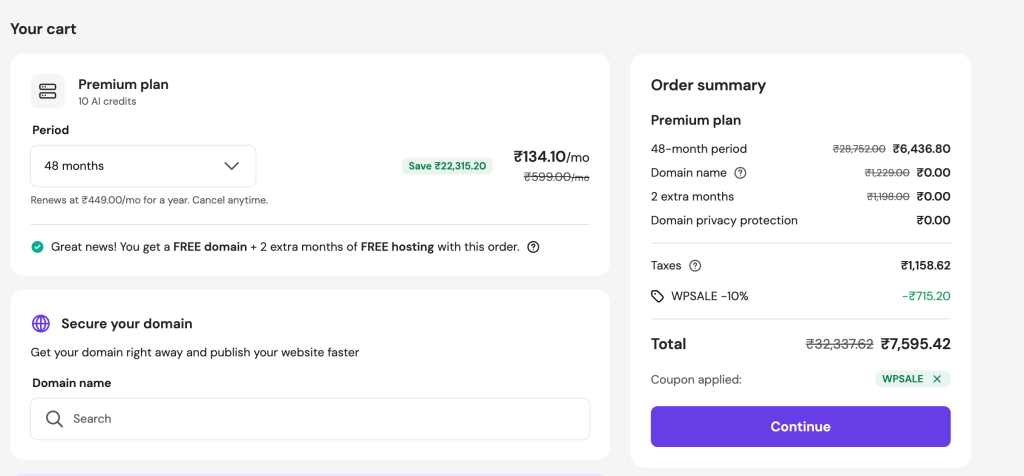 activating hostinger discount