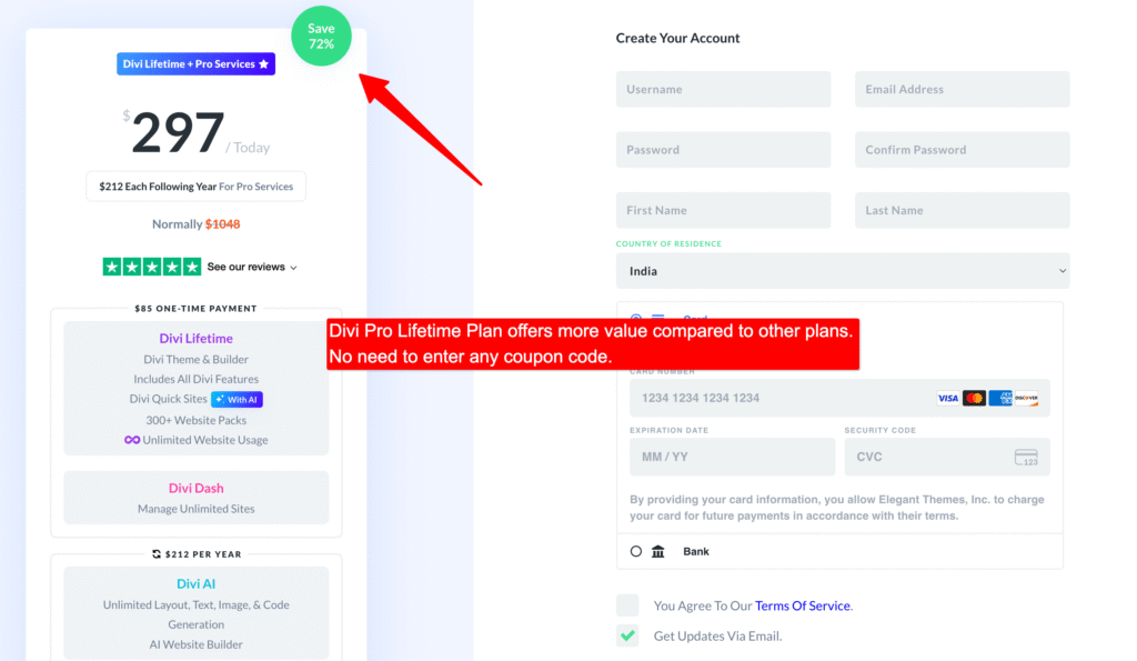 divi discount has been applied successfully