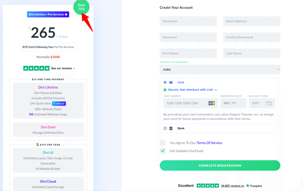 divi discount has been applied successfully