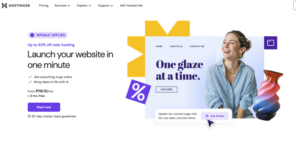 hostinger offer page