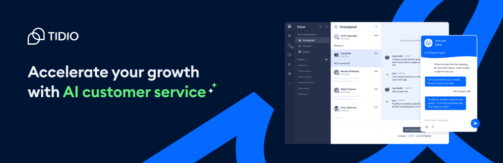 tidio for customer support