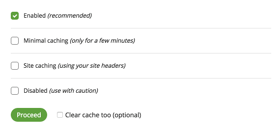 caching
