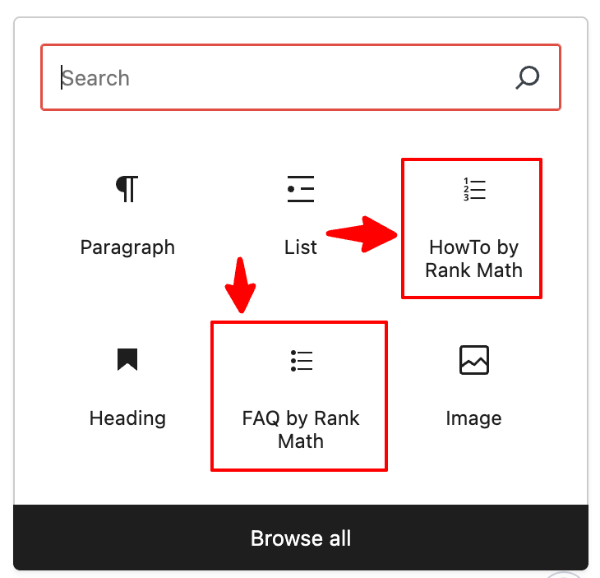 Rank Math SEO Schema