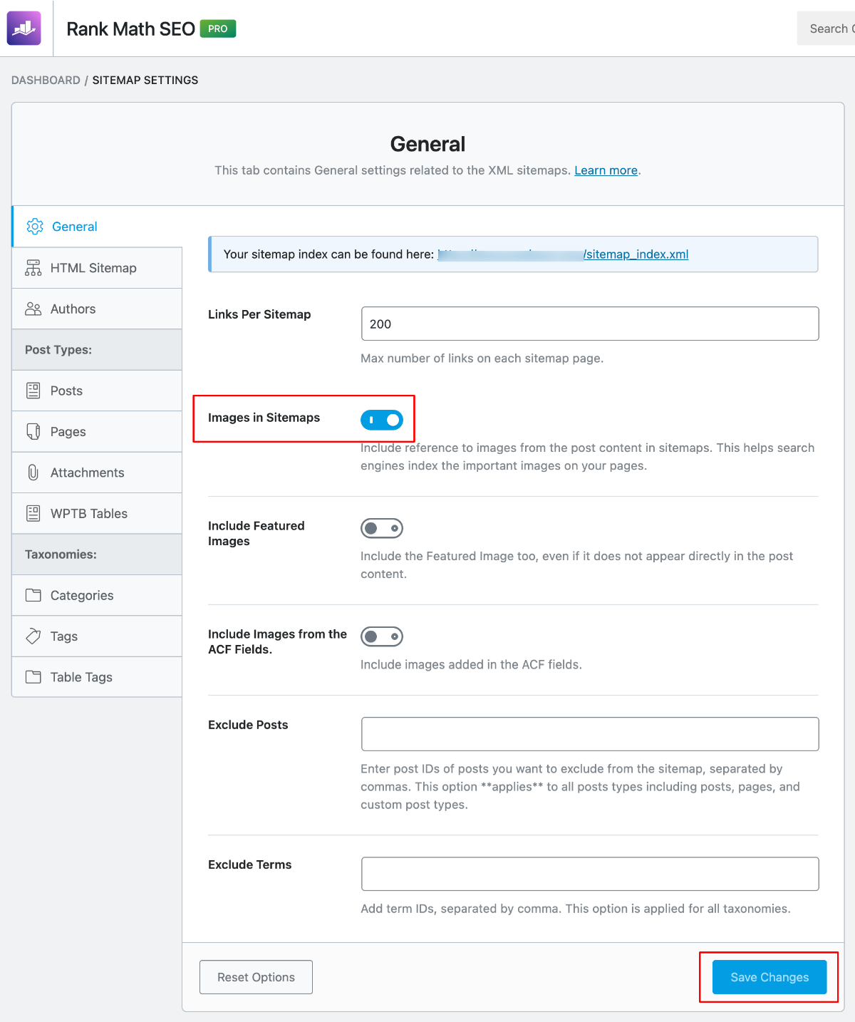 Rank Math Plugin Sitemap