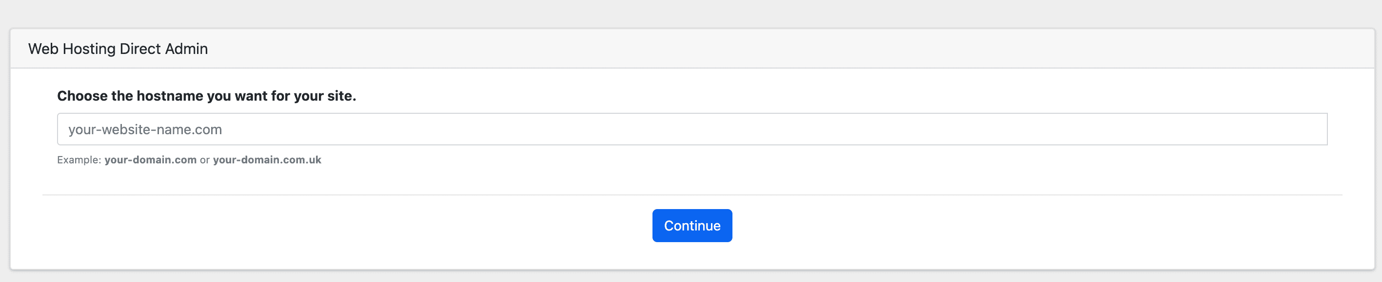 Step 2 Configure Your Domain