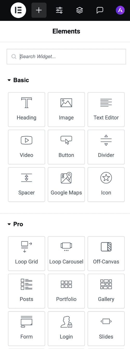 Elementor Features Elementor Features